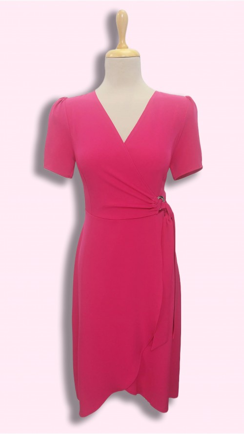 Barbara ruha bővülő pink színű